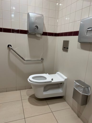 Image showing the interior of an accessible toilet cubicle