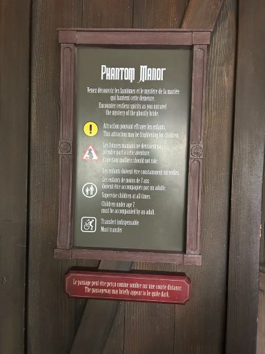 an image of a sign with ride warnings