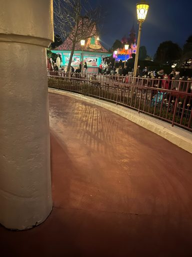 image of a red smooth concrete path