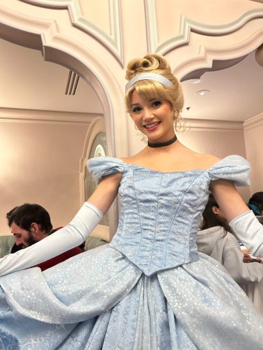 An image of Cinderella within the restaurant