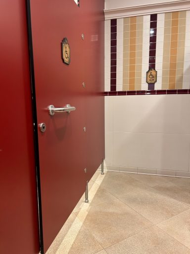 Image showing the interior of an accessible toilet cubicle