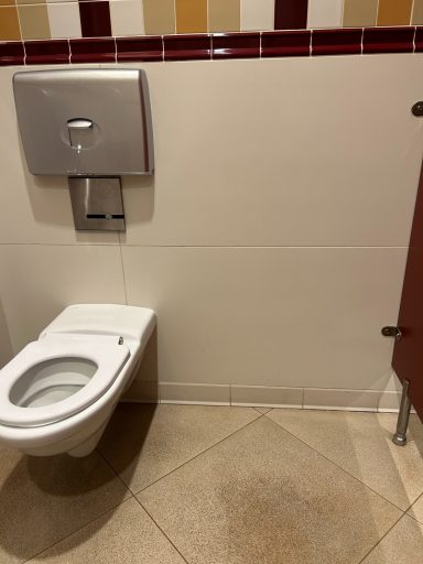 Image showing the interior of an accessible toilet cubicle