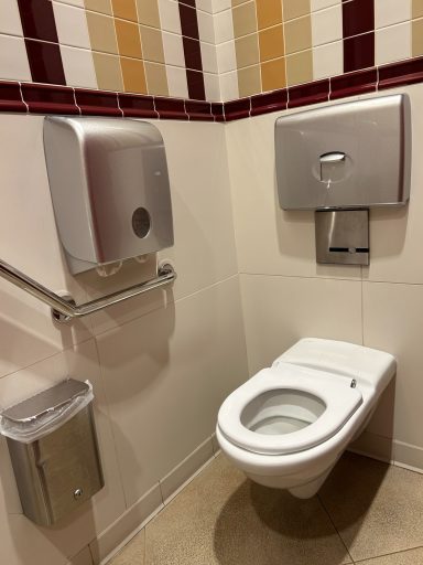 Image showing the interior of an accessible toilet cubicle